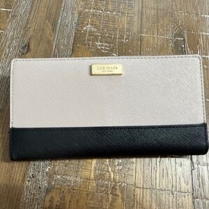 Kate Spade slim wallet two tone